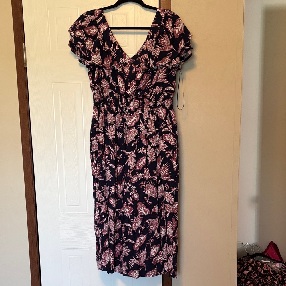 Floral V-Neck Dress